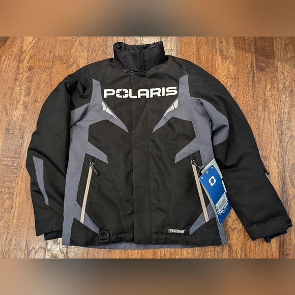 Polaris Jacket & Switchback Bib Snowpants Black Fit Mens small Women M/L - Picture 7 of 16